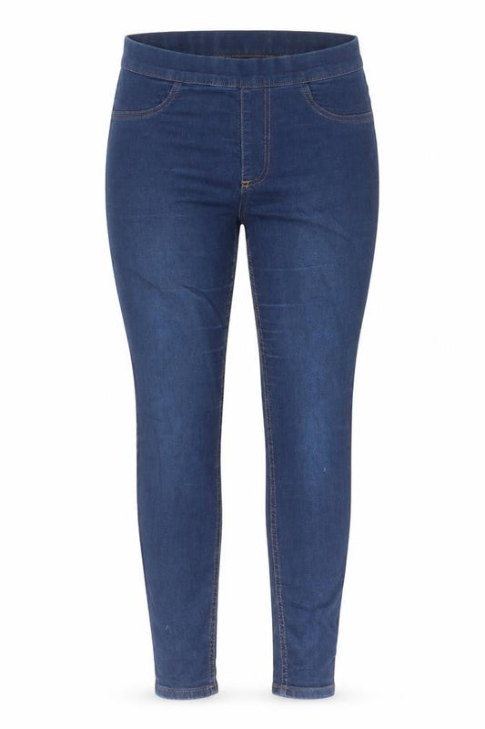 Marks & Spencer Womens Blue Cotton Jegging Jeans Size 30 in L26 in Regular