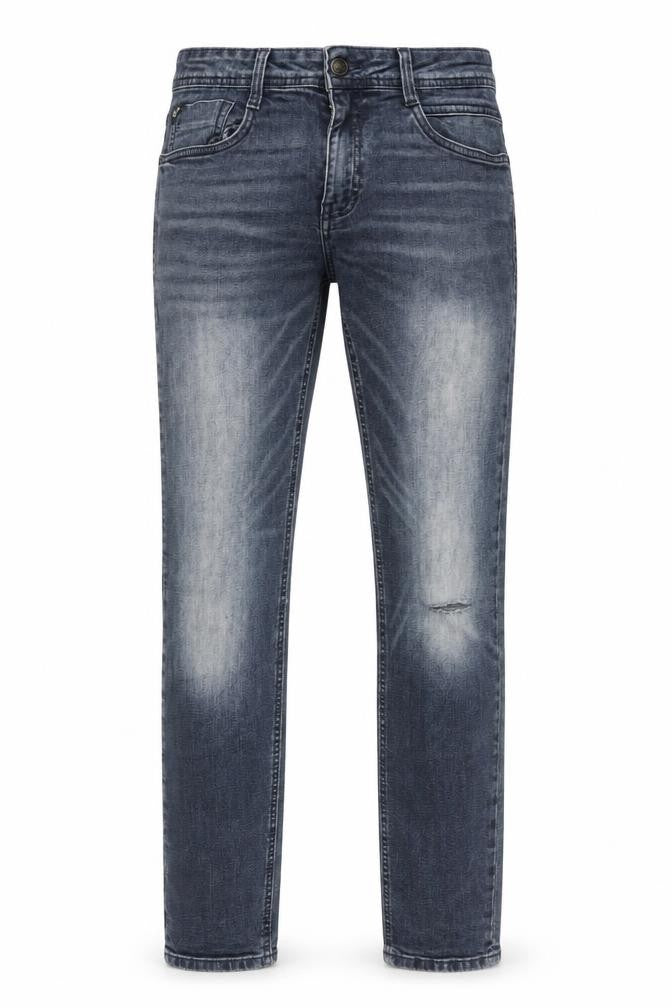 Duck and Cover Mens Blue Cotton Straight Jeans Size 32 in L31 in Slim Zip