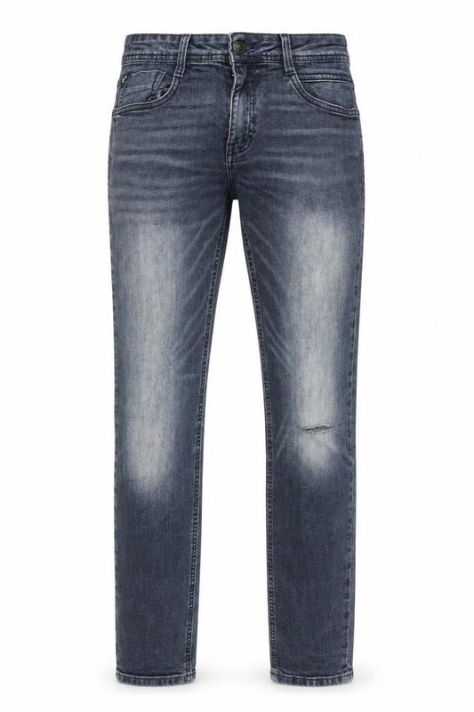 Duck & Cover Mens Blue Cotton Straight Jeans Size 32 in L31 in Slim Zip