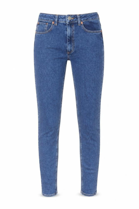 ASOS Womens Blue Cotton Skinny Jeans Size 28 in L36 in Regular Zip