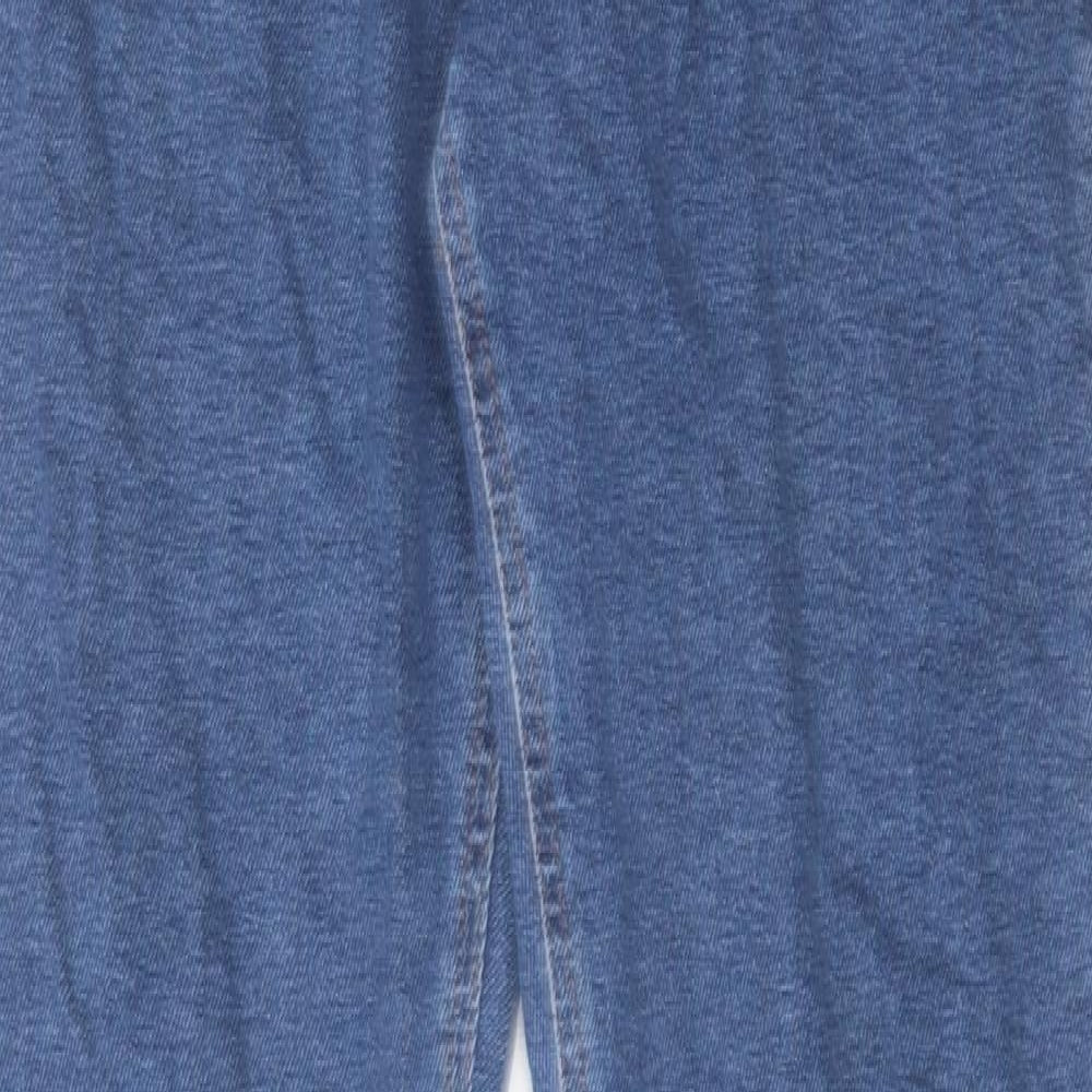ASOS Womens Blue Cotton Skinny Jeans Size 28 in L36 in Regular Zip