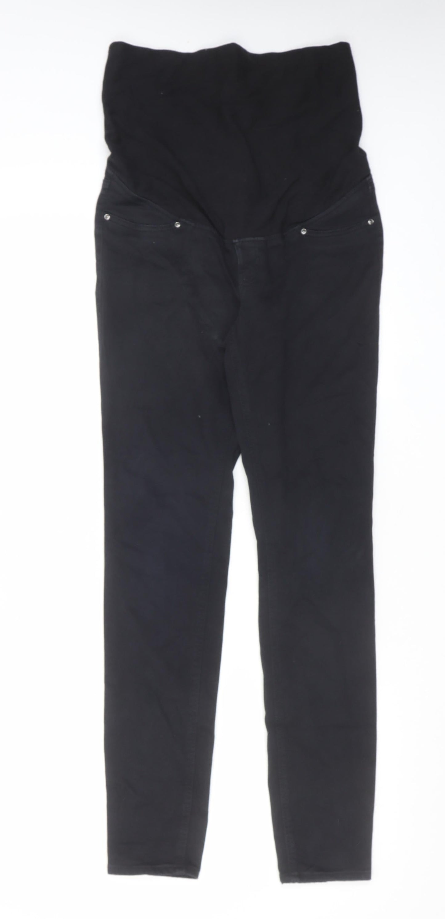 H&M Womens Black Cotton Jegging Jeans Size S L29 in Regular