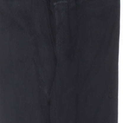 H&M Womens Black Cotton Jegging Jeans Size S L29 in Regular