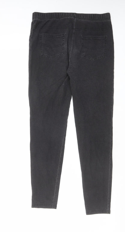 George Womens Grey Cotton Jegging Jeans Size 30 in L28 in Regular