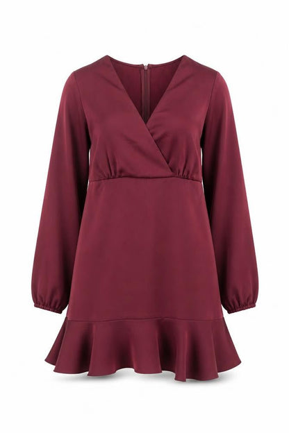 Zara Womens Purple Polyester A-Line Size S V-Neck Zip