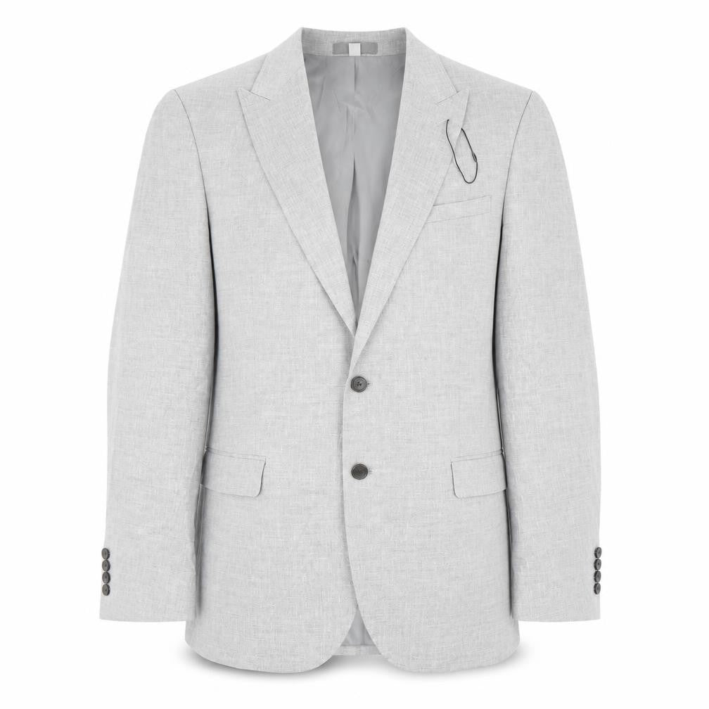 Marks & Spencer Mens Grey Polyester Jacket Suit Jacket Size 42 Regular