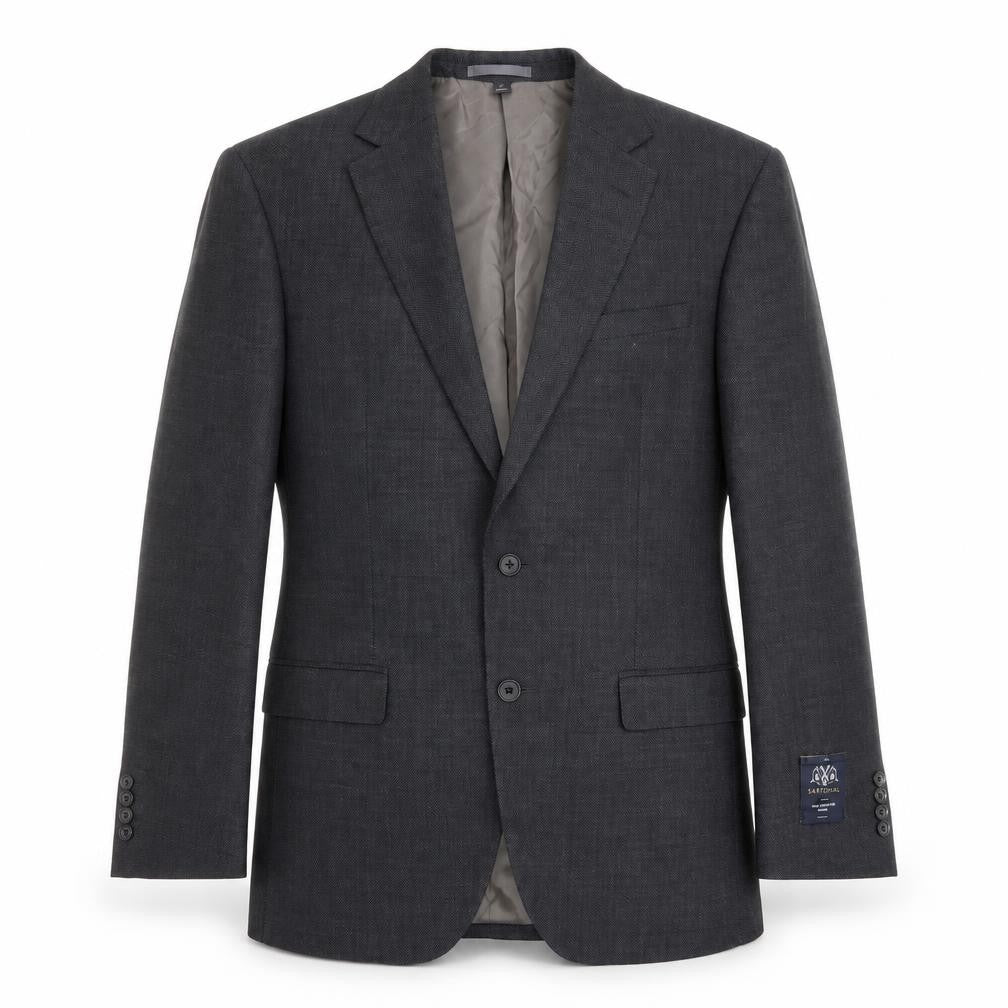 Marks & Spencer Mens Grey Wool Jacket Suit Jacket Size 40 Regular