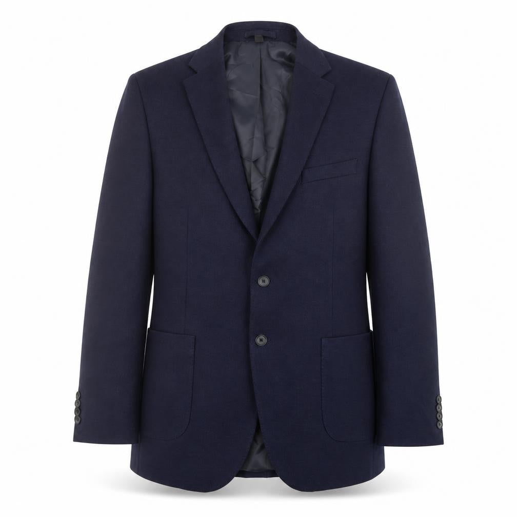 Marks & Spencer Mens Blue Polyamide Jacket Suit Jacket Size 42 Regular