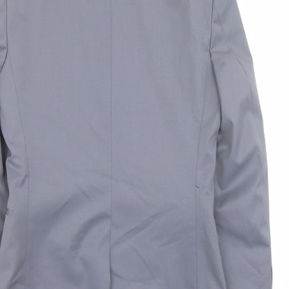 Next Mens Blue Polyester Jacket Suit Jacket Size 36 Regular