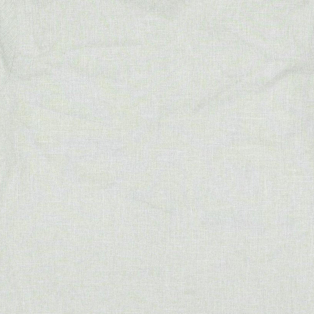 Eureka Womens Green Polyester Basic Blouse Size 18 Collared
