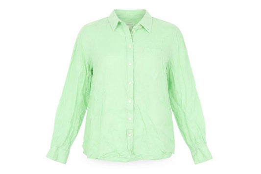 Orvis Womens Green Cotton Basic Button-Up Size 14 Collared