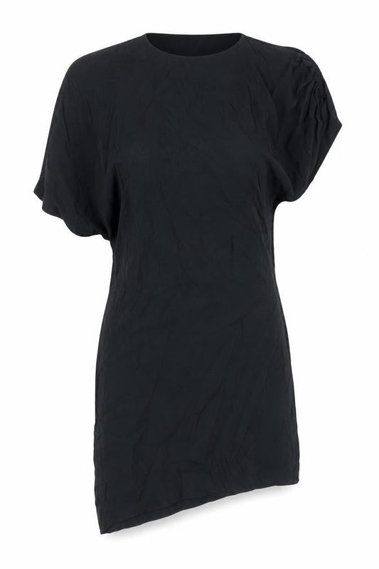 Zara Womens Black Modal Mini Size M Round Neck Pullover