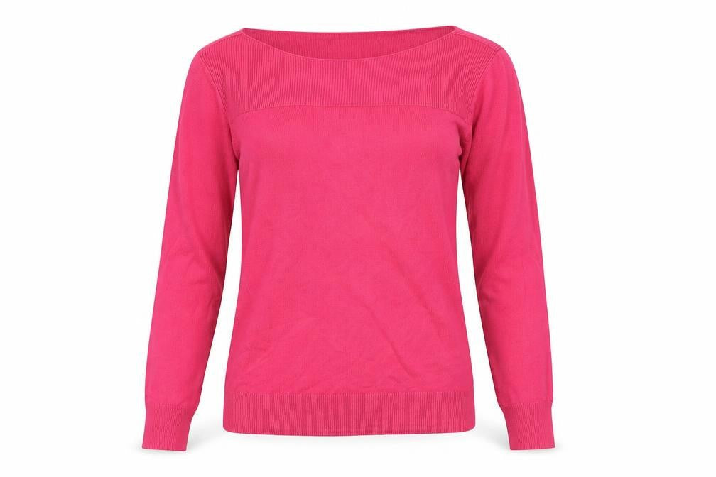 Gap Womens Pink Round Neck Acrylic Pullover Jumper Size S