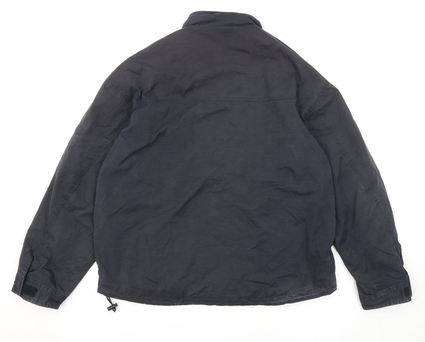 NEXT Mens Black Windbreaker Coat Size M Zip