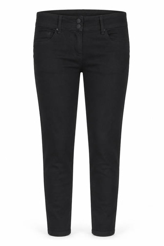 Next Womens Black Cotton Skinny Jeans Size 30 in L29 in Slim Zip