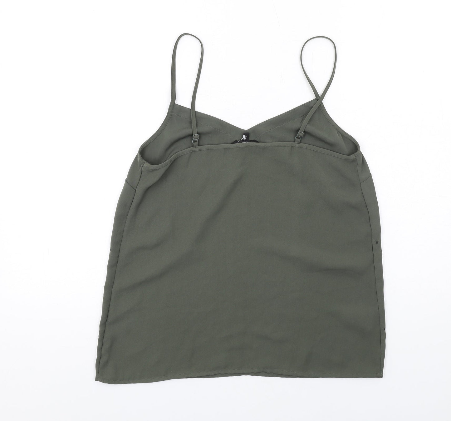 NEXT Womens Green Polyester Camisole Blouse Size 10 V-Neck