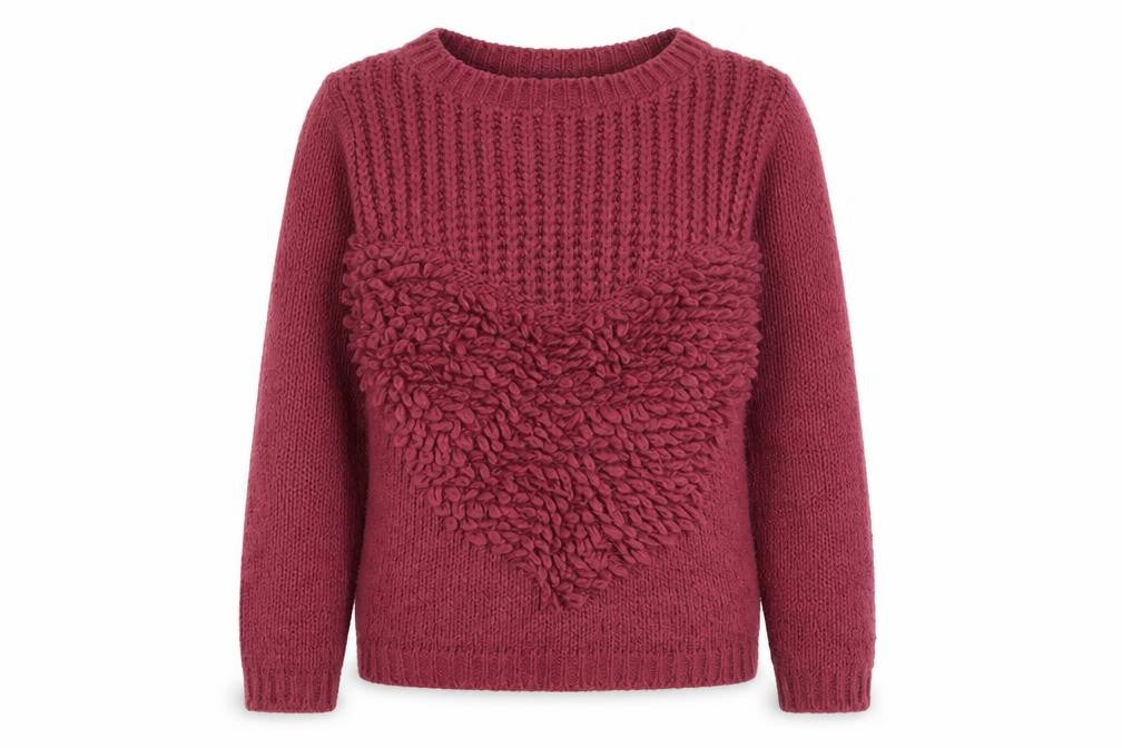 Miss Selfridge Womens Pink Round Neck Acrylic Pullover Jumper Size 6