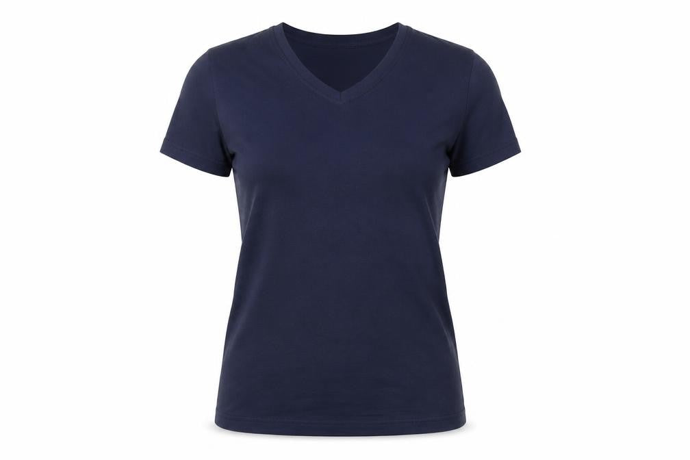 Urban Heritage Womens Blue Cotton Basic Tank Size S V-Neck