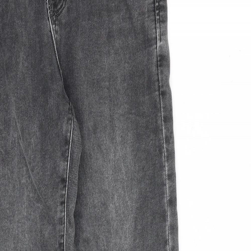 NEXT Mens Grey Cotton Skinny Jeans Size 28 in L33 in Slim Zip