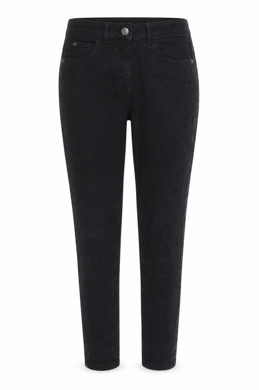 Indigo Womens Black Cotton Skinny Jeans Size 8 L28 in Regular Zip