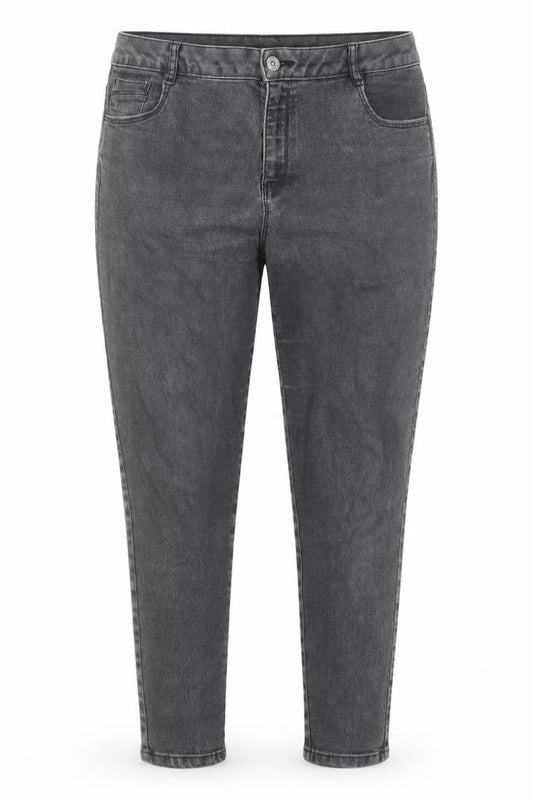 Dorothy Perkins Womens Grey Cotton Skinny Jeans Size 12 L24.5 in Regular Zip