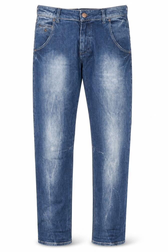 Maison Scotch Mens Blue Cotton Straight Jeans Size 29 in L32 in Regular Zip