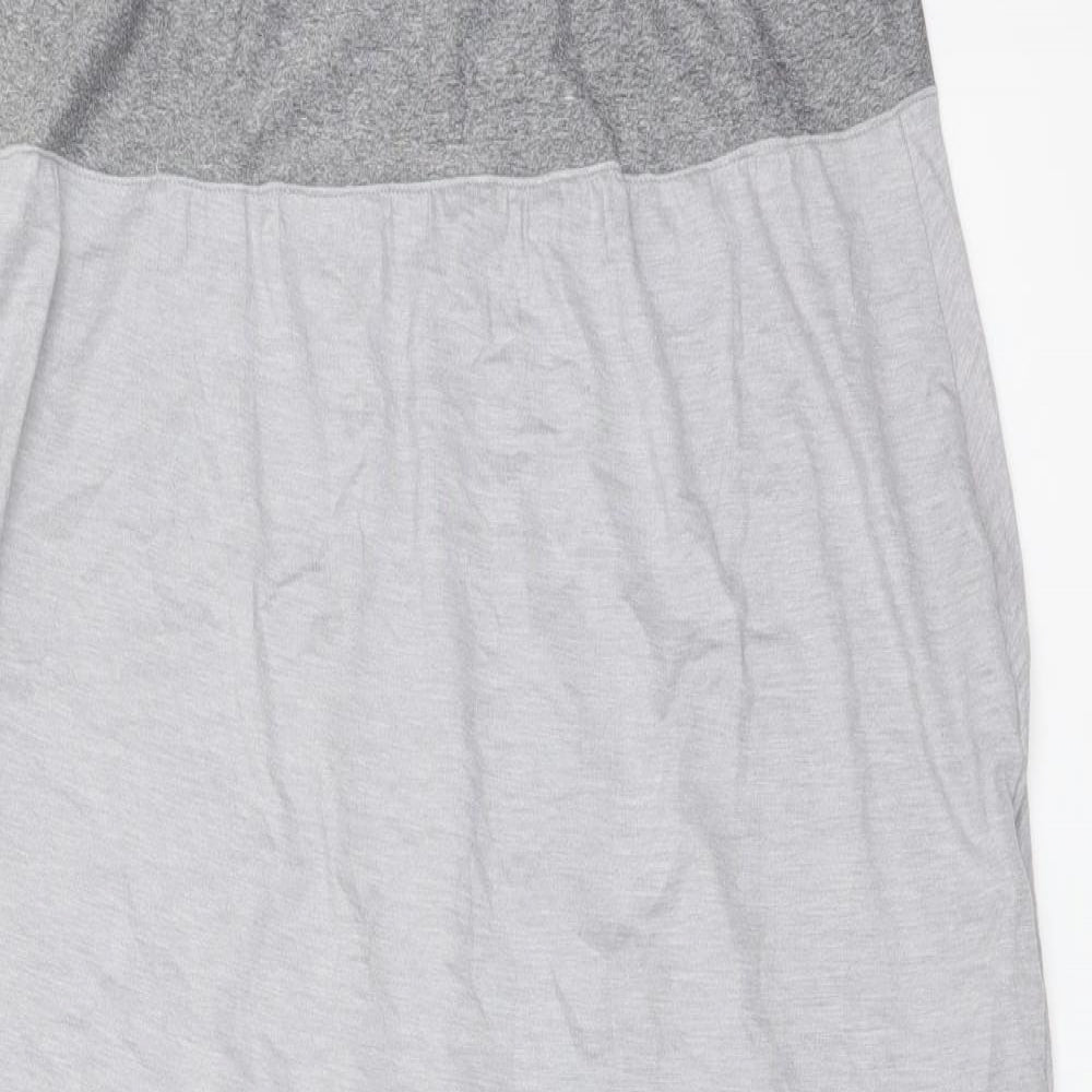 Missguided Womens Grey Polyester Straight & Pencil Skirt Size 18