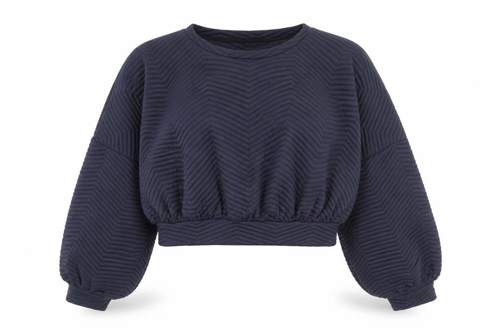 I SAW IT FIRST Womens Blue Polyester Pullover Sweatshirt Size 18 Pullover