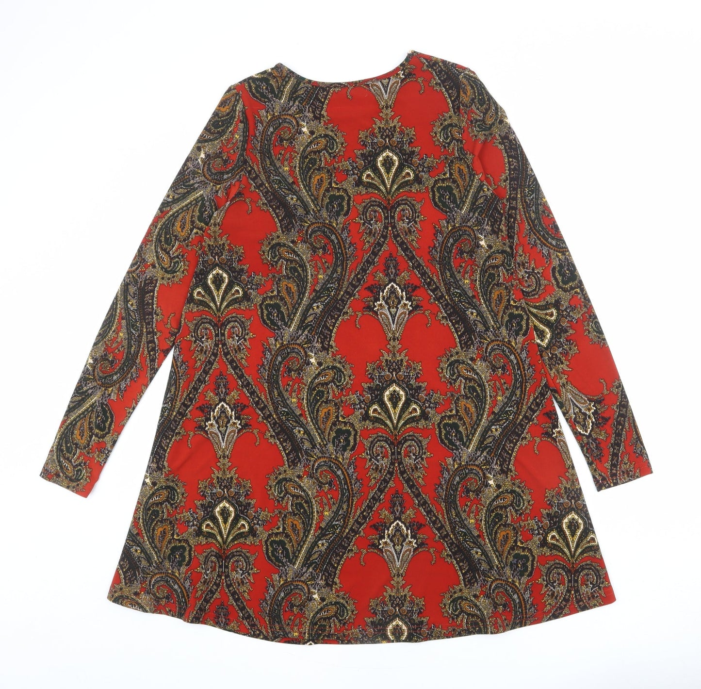 Glamorous Womens Multicoloured Geometric Polyester A-Line Size S Round Neck Pullover