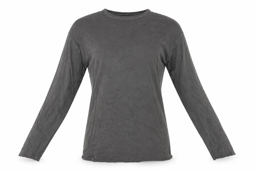 Boohoo Womens Grey Polyester Basic T-Shirt Size 10 Crew Neck - HEY! good