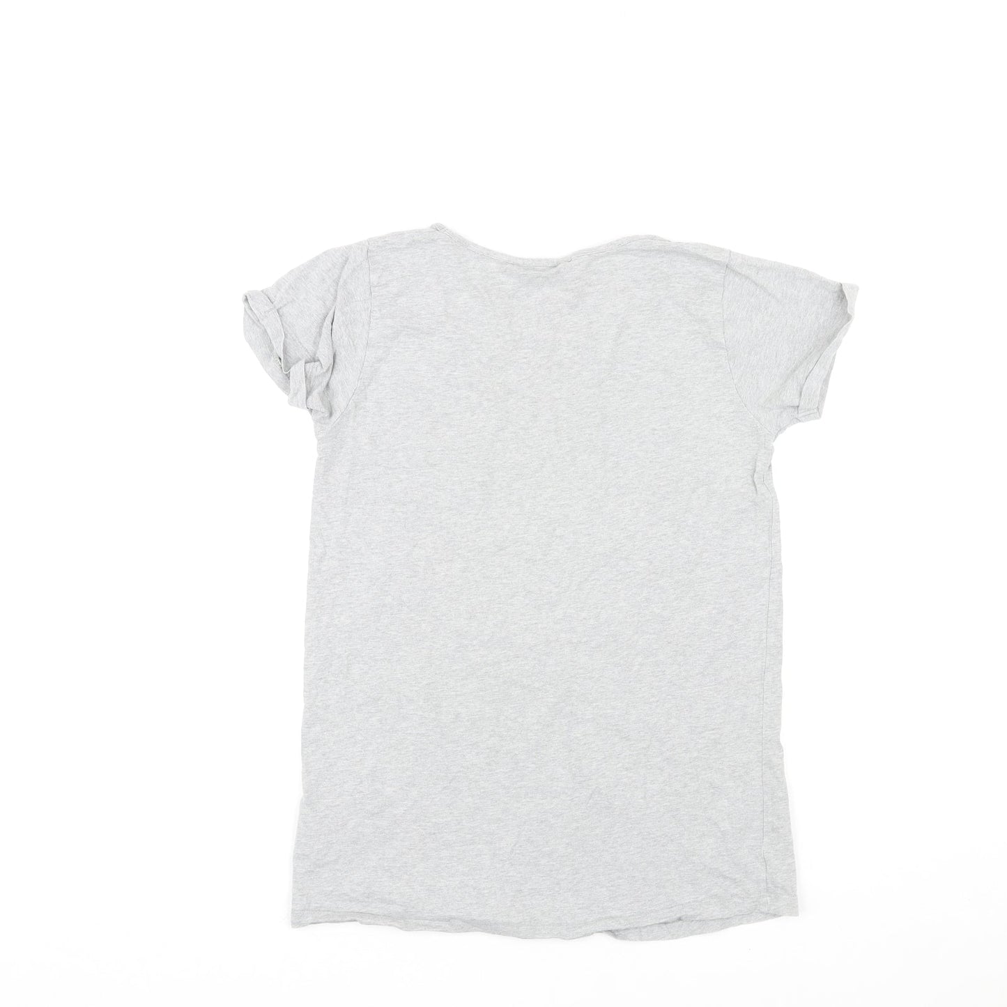 Bloody Marvellous Womens Multicoloured Cotton Basic T-Shirt Size M Round Neck