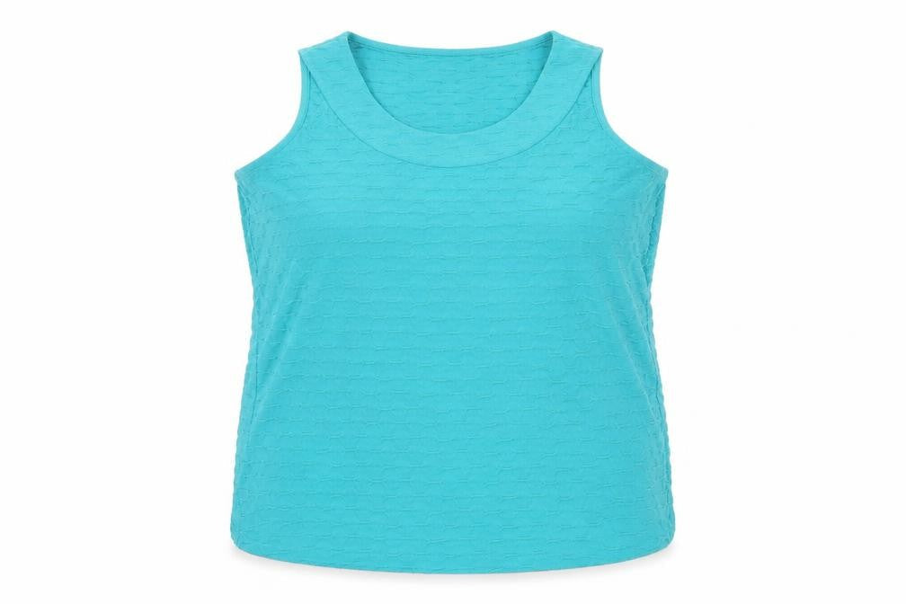 Per Una Womens Green Polyester Basic Tank Size 20 Round Neck
