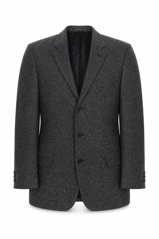 St Michael Mens Grey Cotton Jacket Blazer Size 40 Regular