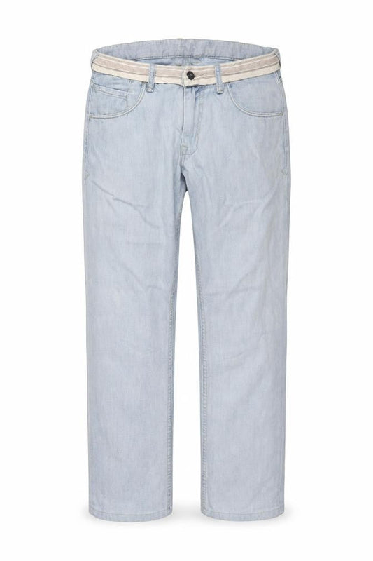 Lab Mens Blue Cotton Straight Jeans Size 32 in L27 in Regular Zip