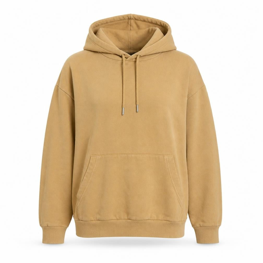 ASOS Womens Beige Cotton Pullover Hoodie Size XS Pullover