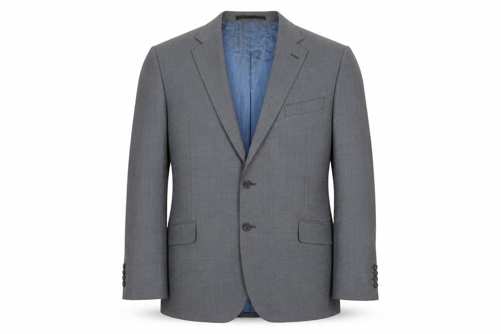 Marks & Spencer Mens Grey Wool Jacket Suit Jacket Size 42 Regular
