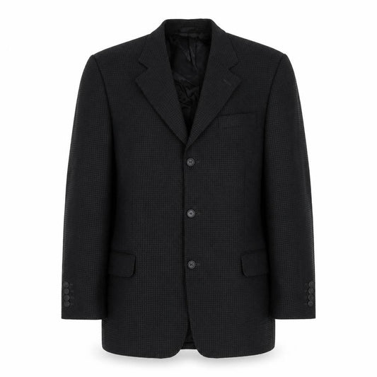 Douglas Mens Black Polyester Jacket Suit Jacket Size 40 Regular