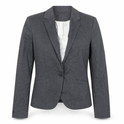 H&M Womens Grey Polyester Jacket Sport Coat Size 6