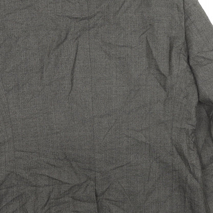 Next Mens Grey Wool Jacket Suit Jacket Size 42 Regular