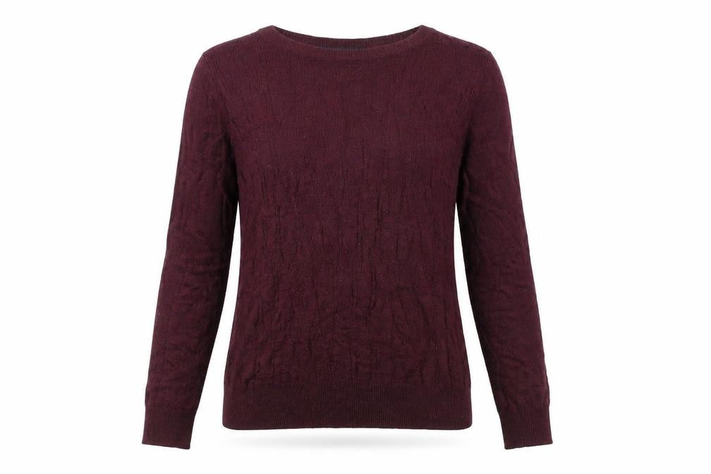 Dorothy Perkins Womens Purple Round Neck Viscose Pullover Jumper Size 6