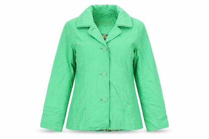 Per Una Womens Green Jacket Blazer Size 8 Button