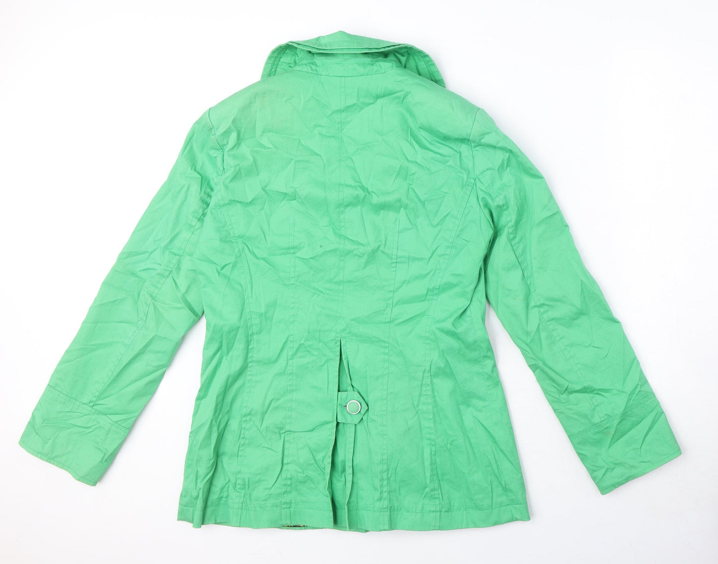 Per Una Womens Green Jacket Blazer Size 8 Button