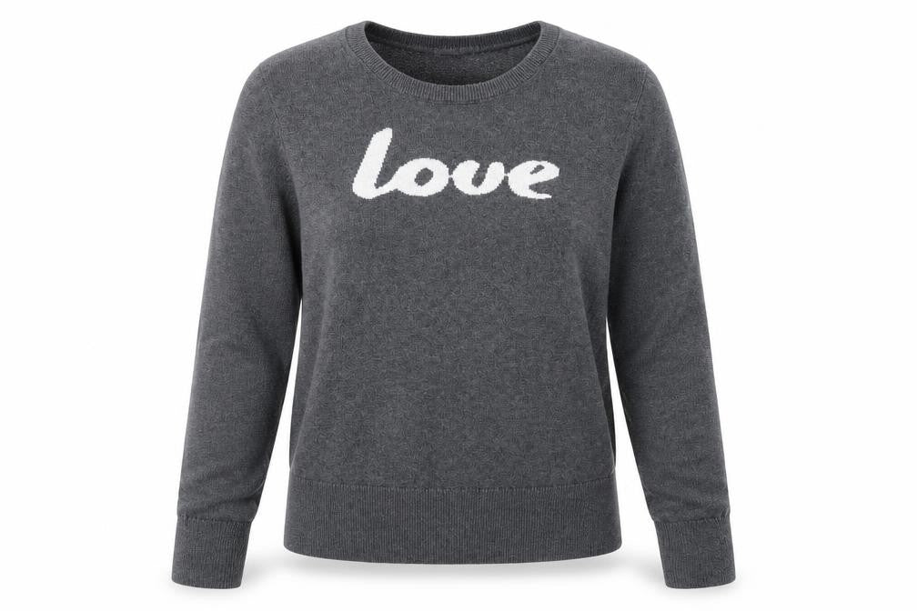 Gap Womens Grey Round Neck Cotton Pullover Jumper Size L Pullover - Love