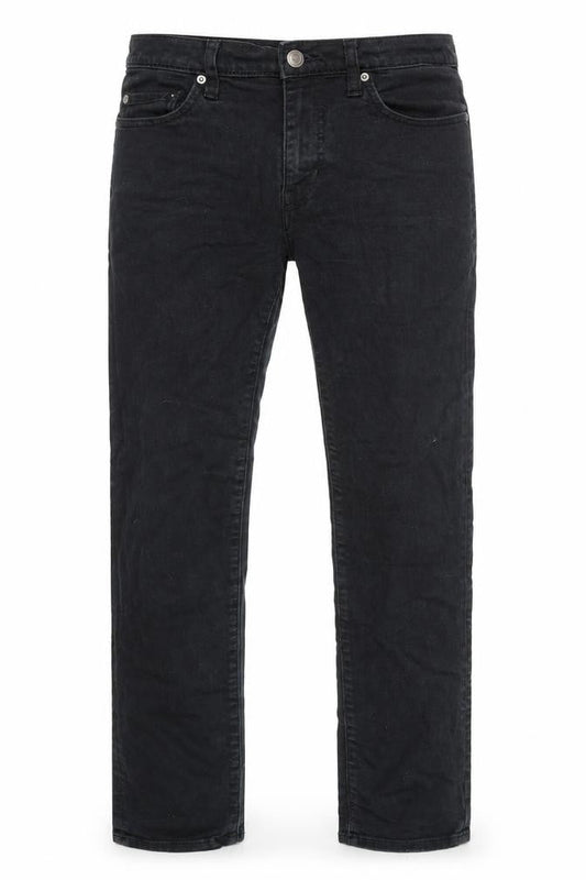Amazon Mens Black Cotton Straight Jeans Size 32 in L32 in Regular Zip