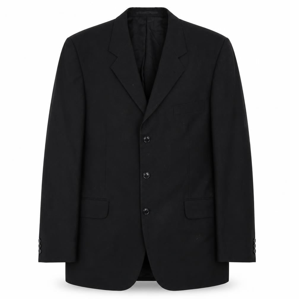 Copperstone Mens Black Polyester Jacket Suit Jacket Size 42 Regular