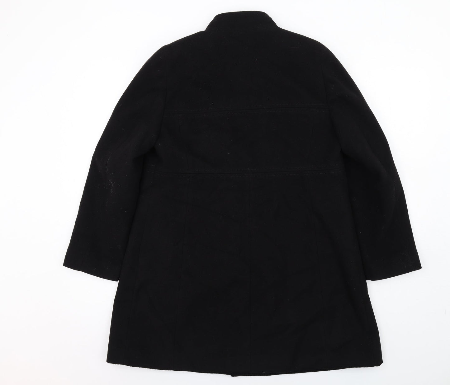 Marks and Spencer Womens Blue Overcoat Jacket Size 14 Button