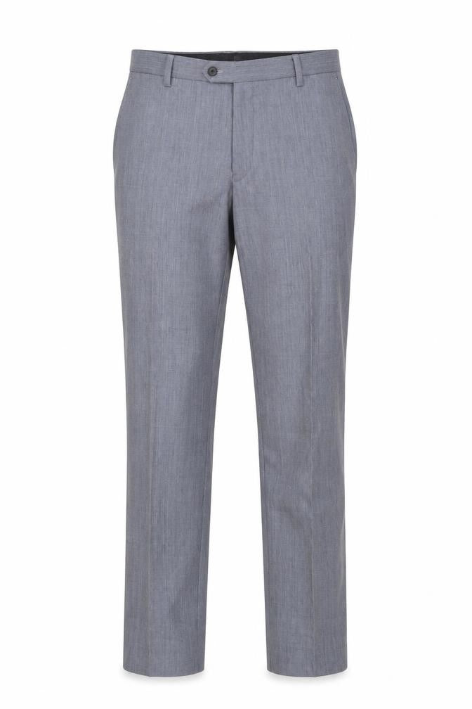 Next Womens Blue Wool Dress Pants Trousers Size 34 L29 in Regular Zip