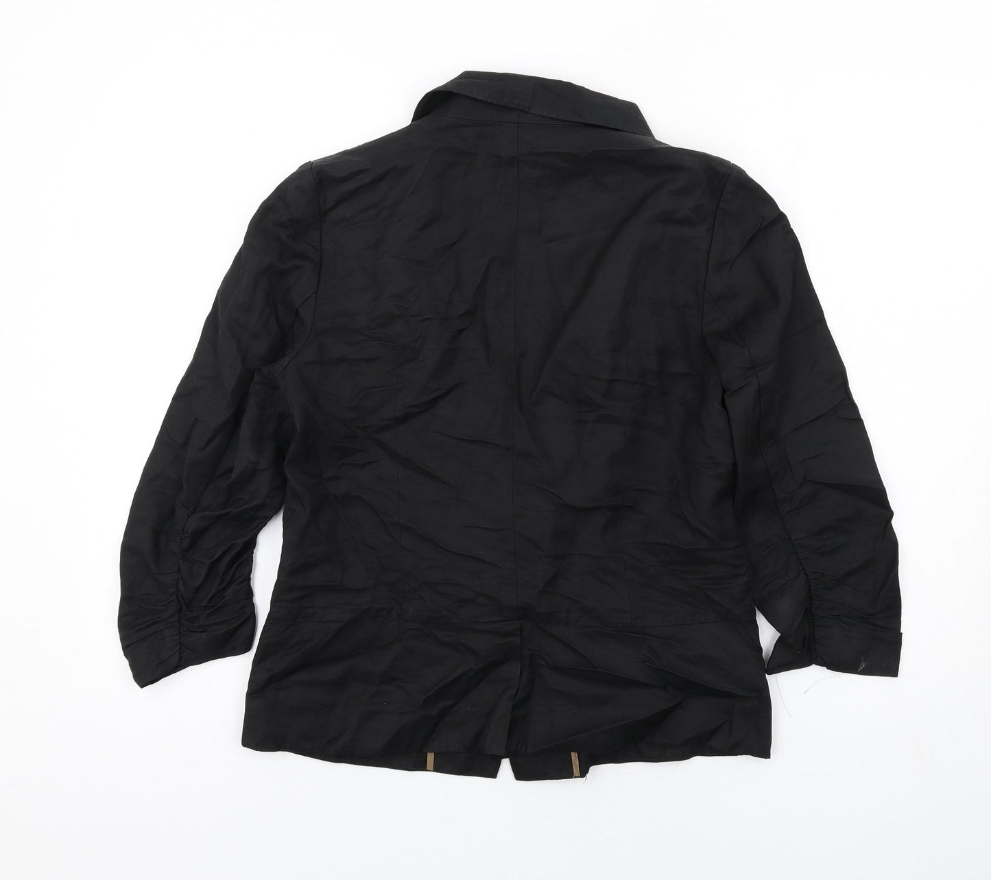 NEXT Womens Black Jacket Blazer Size 12 Button