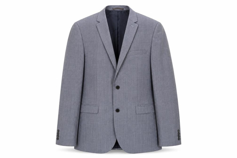 NEXT Mens Blue Wool Jacket Suit Jacket Size 42 Regular