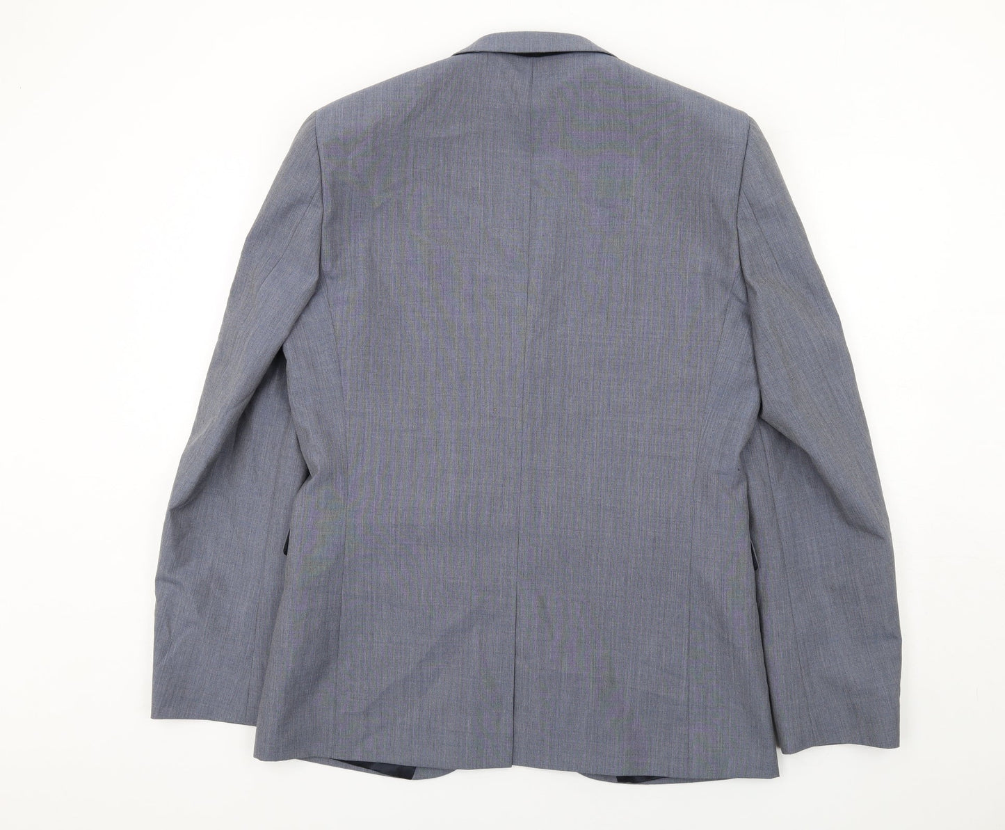 NEXT Mens Blue Wool Jacket Suit Jacket Size 42 Regular